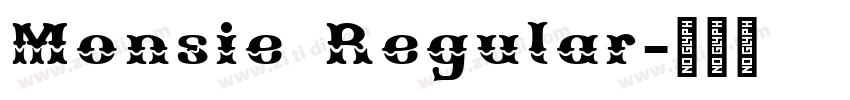 Monsie Regular字体转换